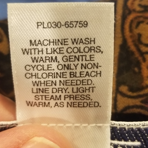 Pendleton top. Size 14 Paisley. Cute blouse - Picture 5 of 5